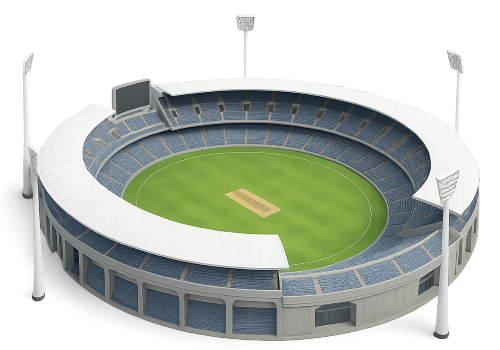 3D stadium illustration